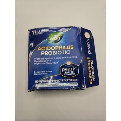 Natures Way Acidophilus Probiotic 90 softgels EXP 6/26