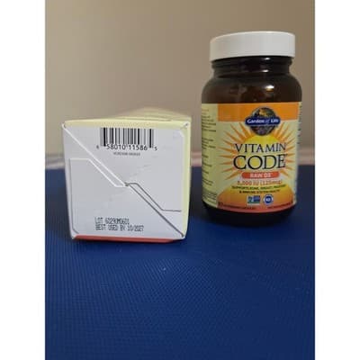 Garden of Life Vitamin Code Raw D3 5,000 IU- New EXP 10/27 - Thumbnail 2