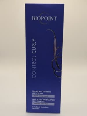 Anti Frizz Curly Control Shampoo Hydrates Hair BioPoint Curl Activator 200ml