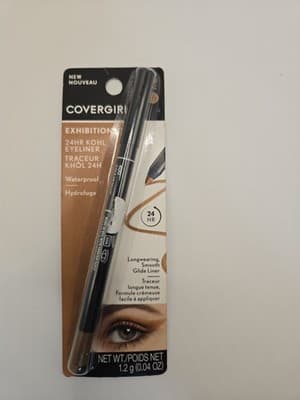(2)COVERGIRL Exhibitionist 24Hour Waterproof Kohl- Burgundy And Gold Eyeliner - Thumbnail 2