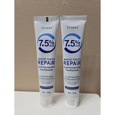 Croent White Hydroxyapatite Tooth Repair Toothpaste Enamel Strengthening