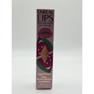 Charlotte Tilbury Unreal Lips Healthy Glow Nectar Oil Pink Watermelon - Thumbnail 2