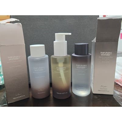 Haruharu Wonder Black Rice Hyaluronic Toner and Cleansing Oil Set - Thumbnail 2