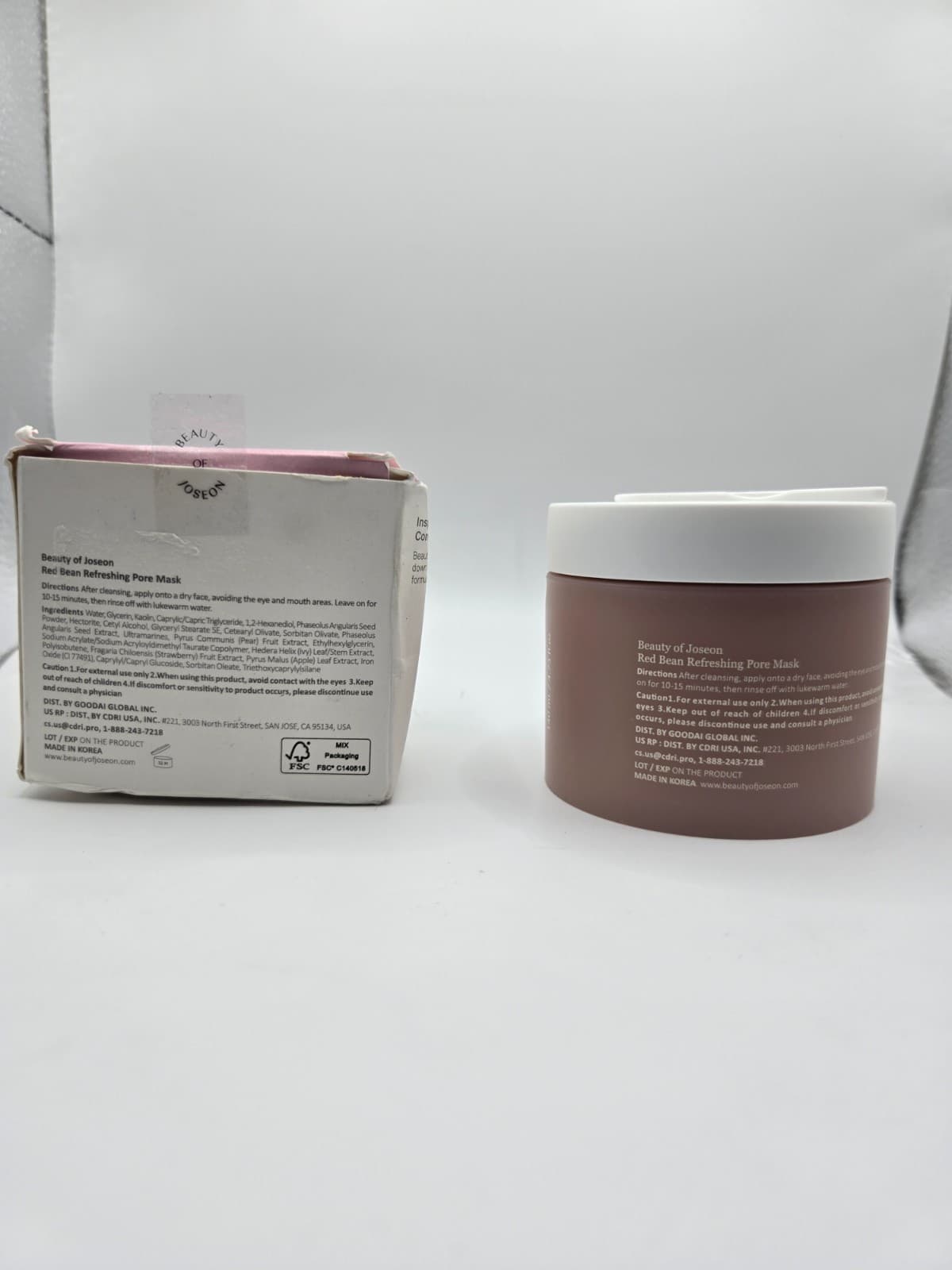 Beauty of Joseon Red Bean Refreshing Pore Mask Deep Cleansing K-Beauty - Thumbnail 3