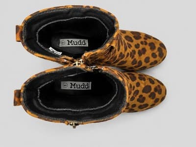 Mudd Y2K Buckle Ankle Combat Heel Boot Leopard Print Women’s Size 6 - Thumbnail 7