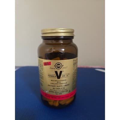 Solgar Formula VM-75 Multivitamin Chelated Minerals Energy Vegan Tablets