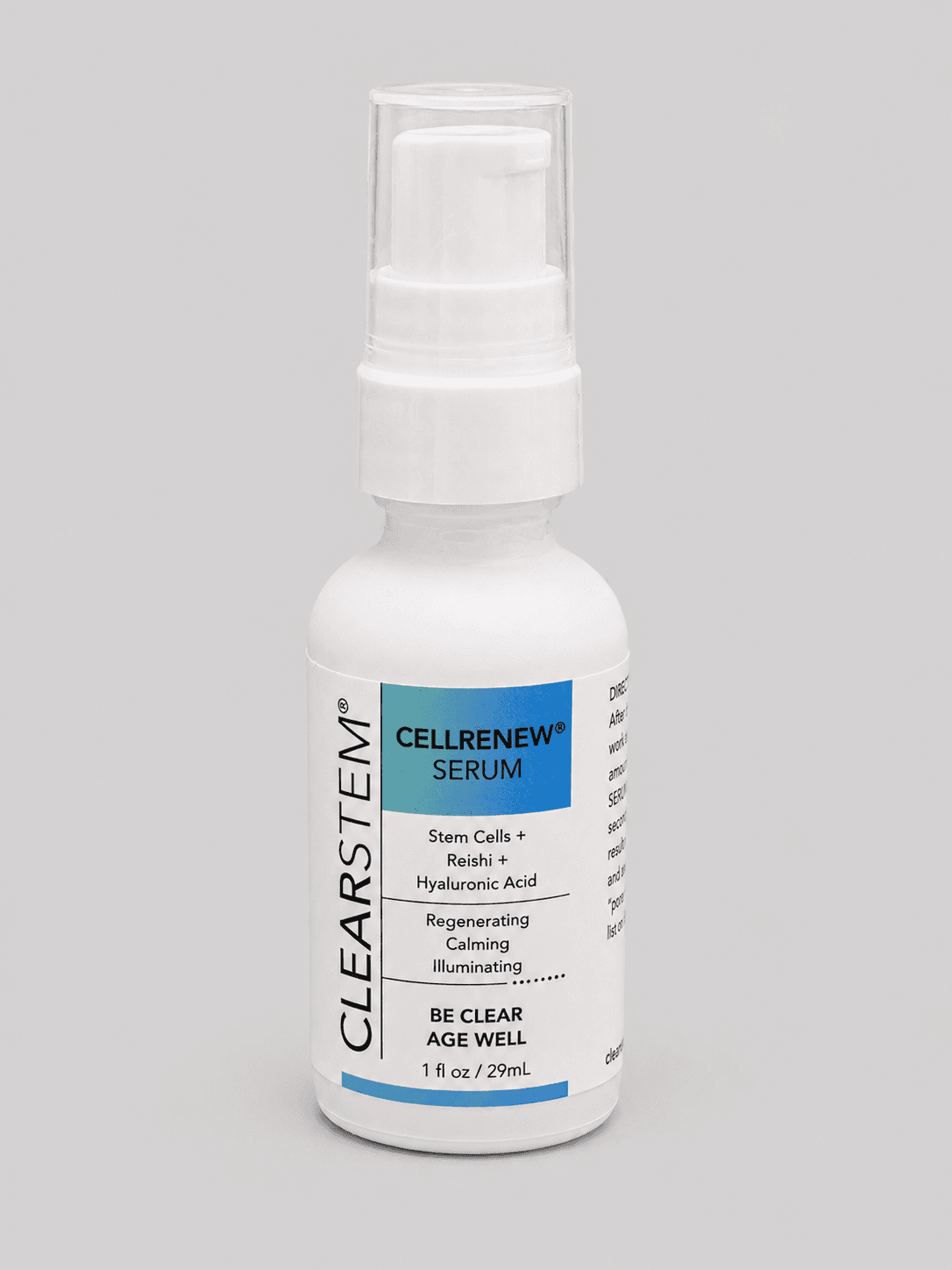 Clearstem Cellrenew Serum Stem Cells Reishi Hyaluronic Acid Anti Aging 1oz - Thumbnail 7