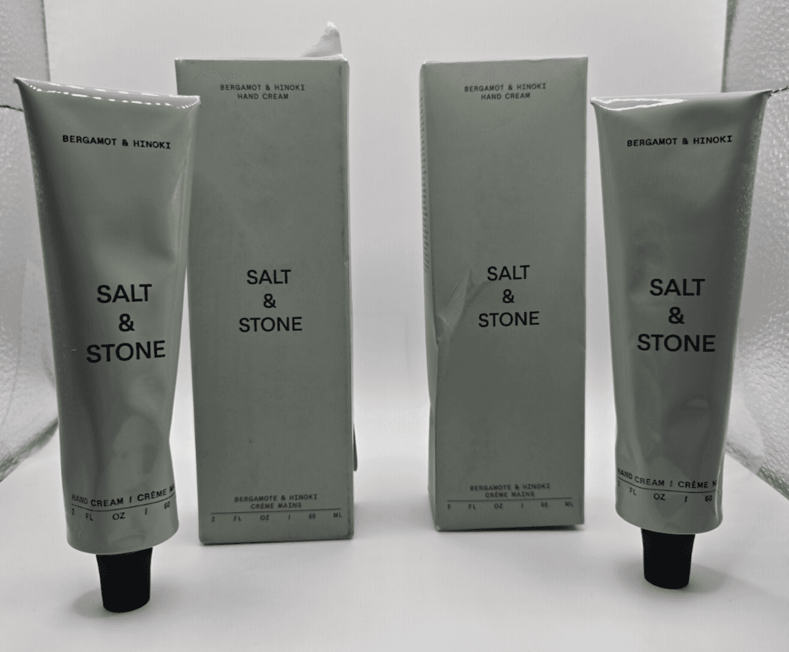 Salt & Stone Bergamot & Hinoki Hand Cream 2oz Hydrating Moisturizer Dry Hands - Thumbnail 3