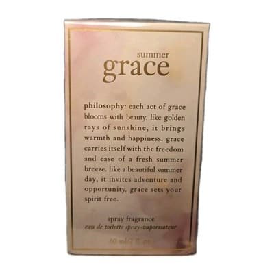 Philosophy summer grace eau de toilette spray 2.0 oz/60ml NIB sealed - Thumbnail 2