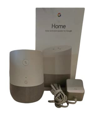 Google Home Voice Activated Speaker Smart Assistant GA3A00417A14, White