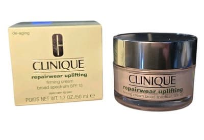 CLINIQUE Repairwear Uplifting Firming Cream SPF 15 1.7oz Dry Combination NIB - Thumbnail 2