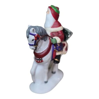 Dept 56 New England Accessory HERE COMES SINTER KLAUS Figurine w/box EUC - Thumbnail 8