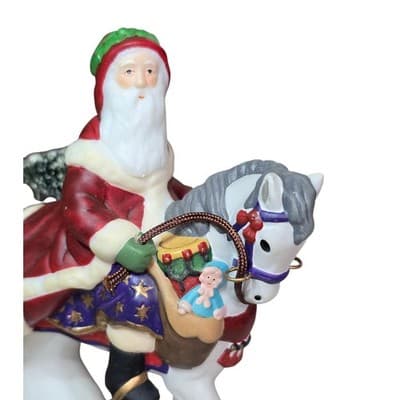 Dept 56 New England Accessory HERE COMES SINTER KLAUS Figurine w/box EUC - Thumbnail 6