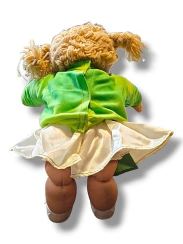 Vintage 1978-1982 Cabbage Patch Kids Doll Blonde Hair CHEERLEADER Green Eyes - Thumbnail 2