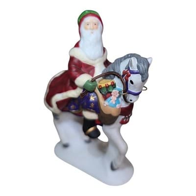 Dept 56 New England Accessory HERE COMES SINTER KLAUS Figurine w/box EUC - Thumbnail 2