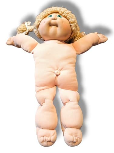 Vintage 1978-1982 Cabbage Patch Kids Doll Blonde Hair CHEERLEADER Green Eyes - Thumbnail 10