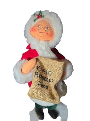 Annalee Mrs Claus Magic Reindeer Food 14” with Reindeer CHRISTMAS 🤶🎄 - Thumbnail 14