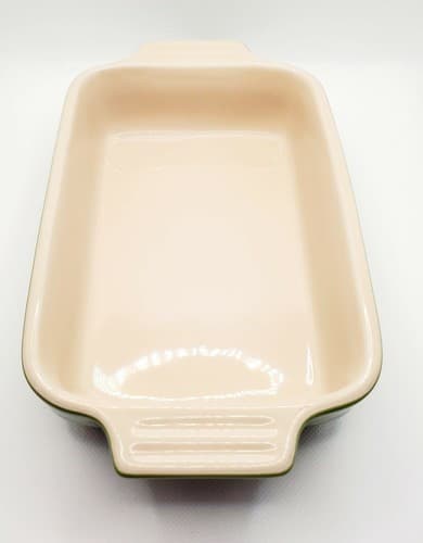 LE CREUSET Apple Green / Lime Green 7 x 5 Rectangle Stoneware Baking Casserole - Thumbnail 4