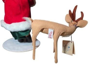 Annalee Mrs Claus Magic Reindeer Food 14” with Reindeer CHRISTMAS 🤶🎄 - Thumbnail 11