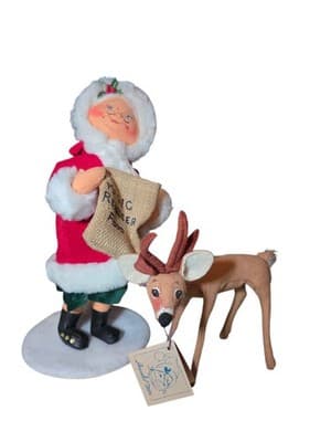 Annalee Mrs Claus Magic Reindeer Food 14” with Reindeer CHRISTMAS 🤶🎄 - Thumbnail 15