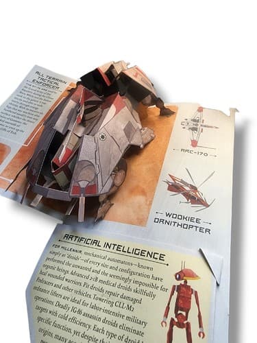 STAR WARS A Galactic Pop-Up Adventure Book very nice working paper pop ups NICE! - Thumbnail 10