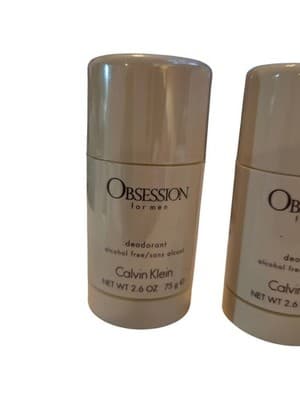 3x Calvin Klein CK Obsession Men Deodorant Stick 2.6 Oz / 75 g Deo Stick NEW - Thumbnail 4