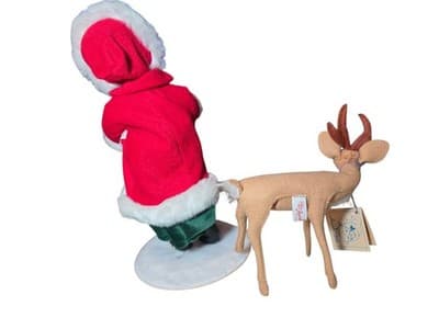 Annalee Mrs Claus Magic Reindeer Food 14” with Reindeer CHRISTMAS 🤶🎄 - Thumbnail 21