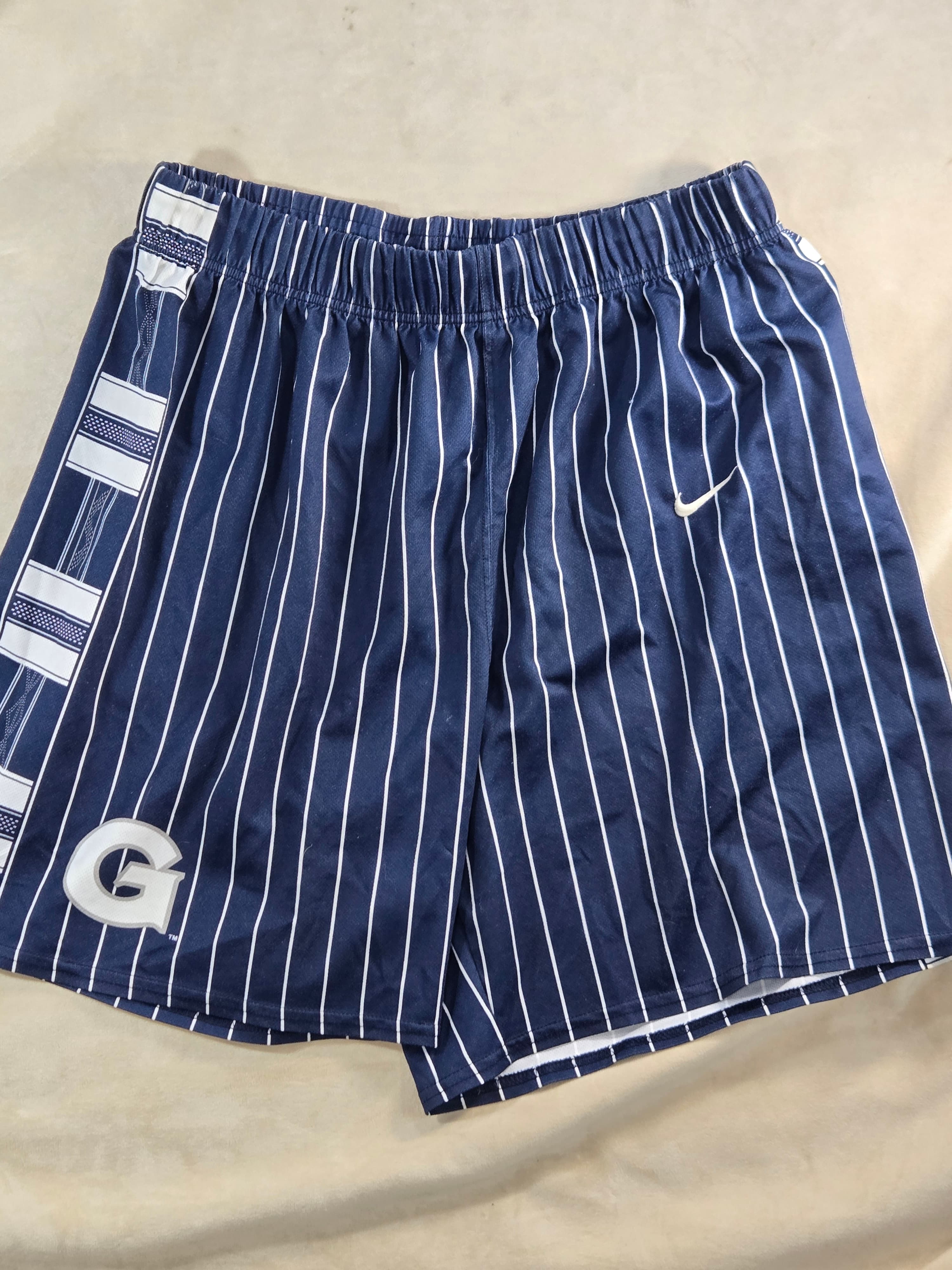 Vintage 90s Nike Team Georgetown Hoyas Athletic Shorts Men's XL Made in USA
