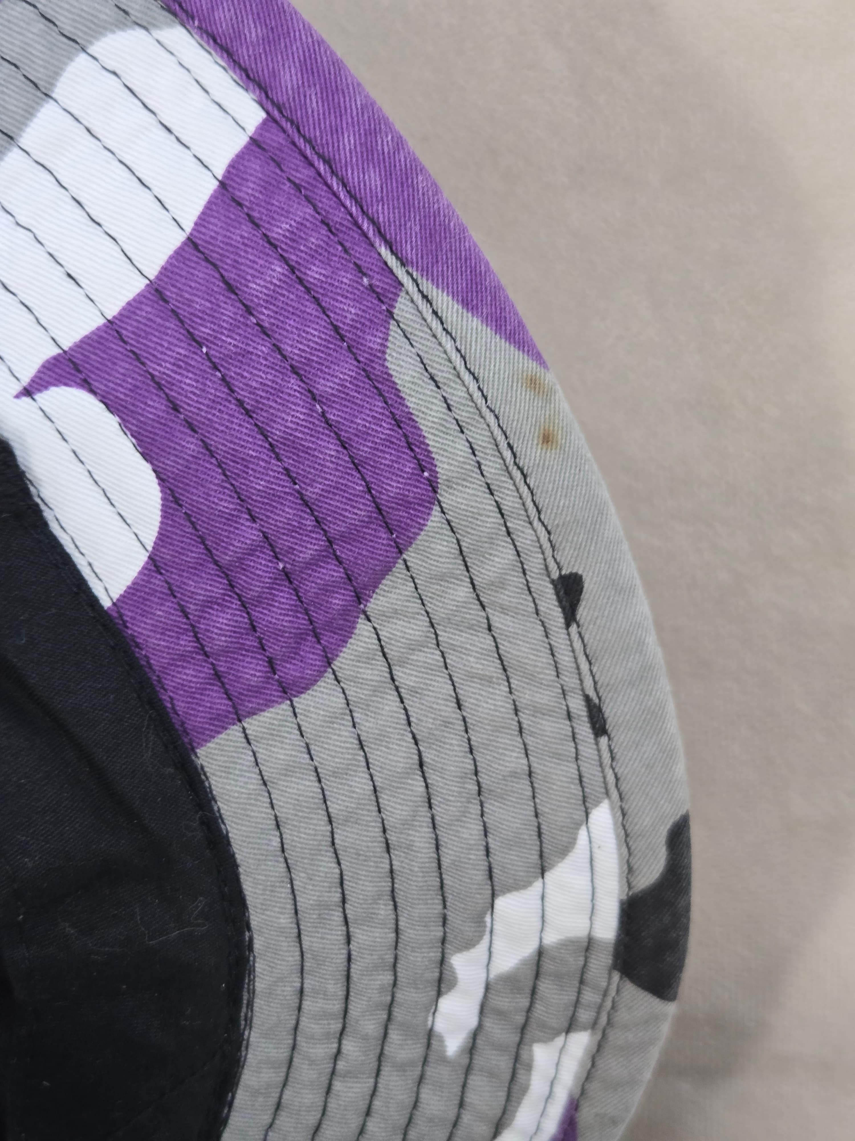 Vintage Purple Camo Matching Set: Cargo Pants & Bucket Hat Y2K Streetwear - Thumbnail 8