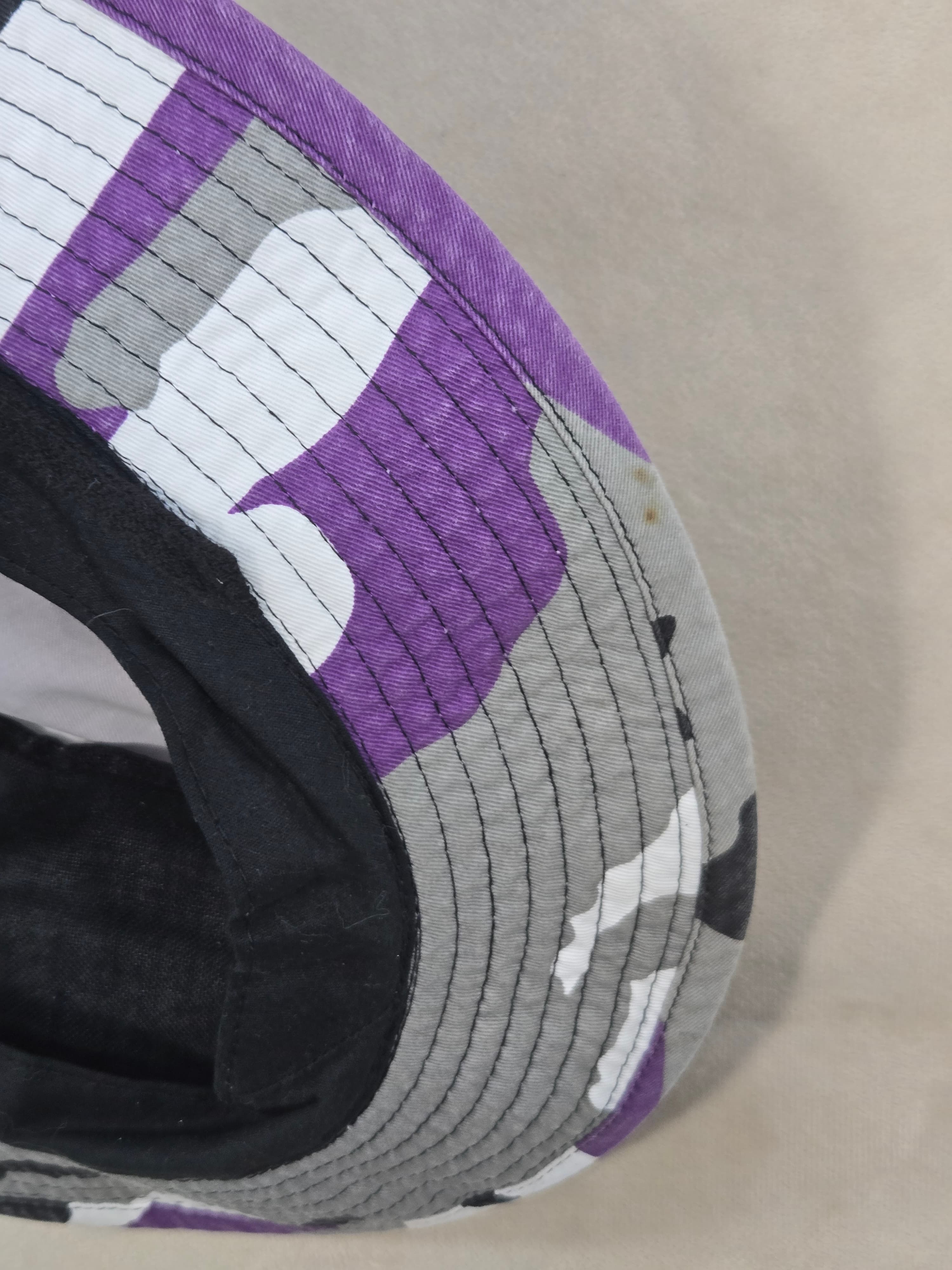 Vintage Purple Camo Matching Set: Cargo Pants & Bucket Hat Y2K Streetwear - Thumbnail 6