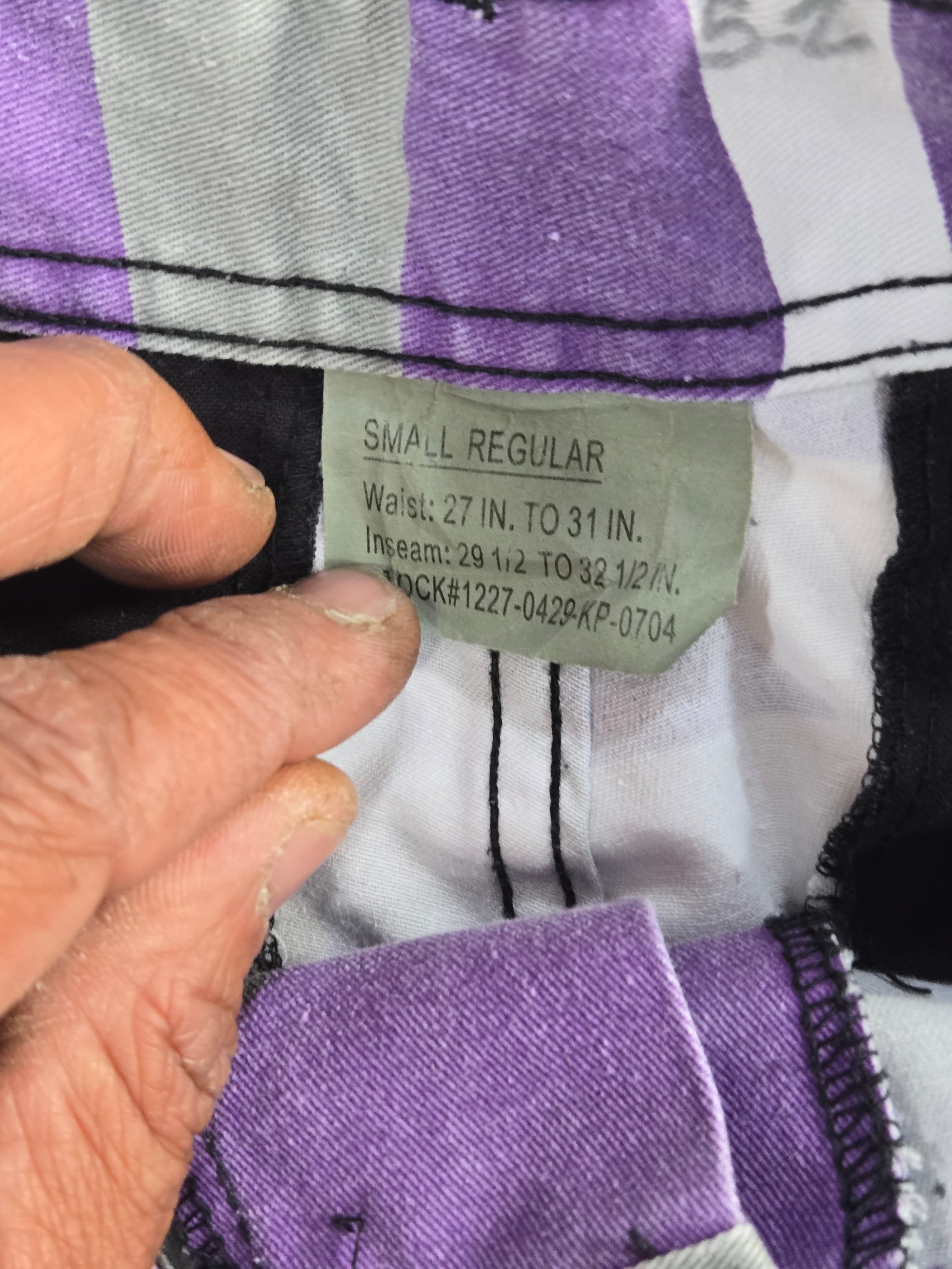 Vintage Purple Camo Matching Set: Cargo Pants & Bucket Hat Y2K Streetwear - Thumbnail 11