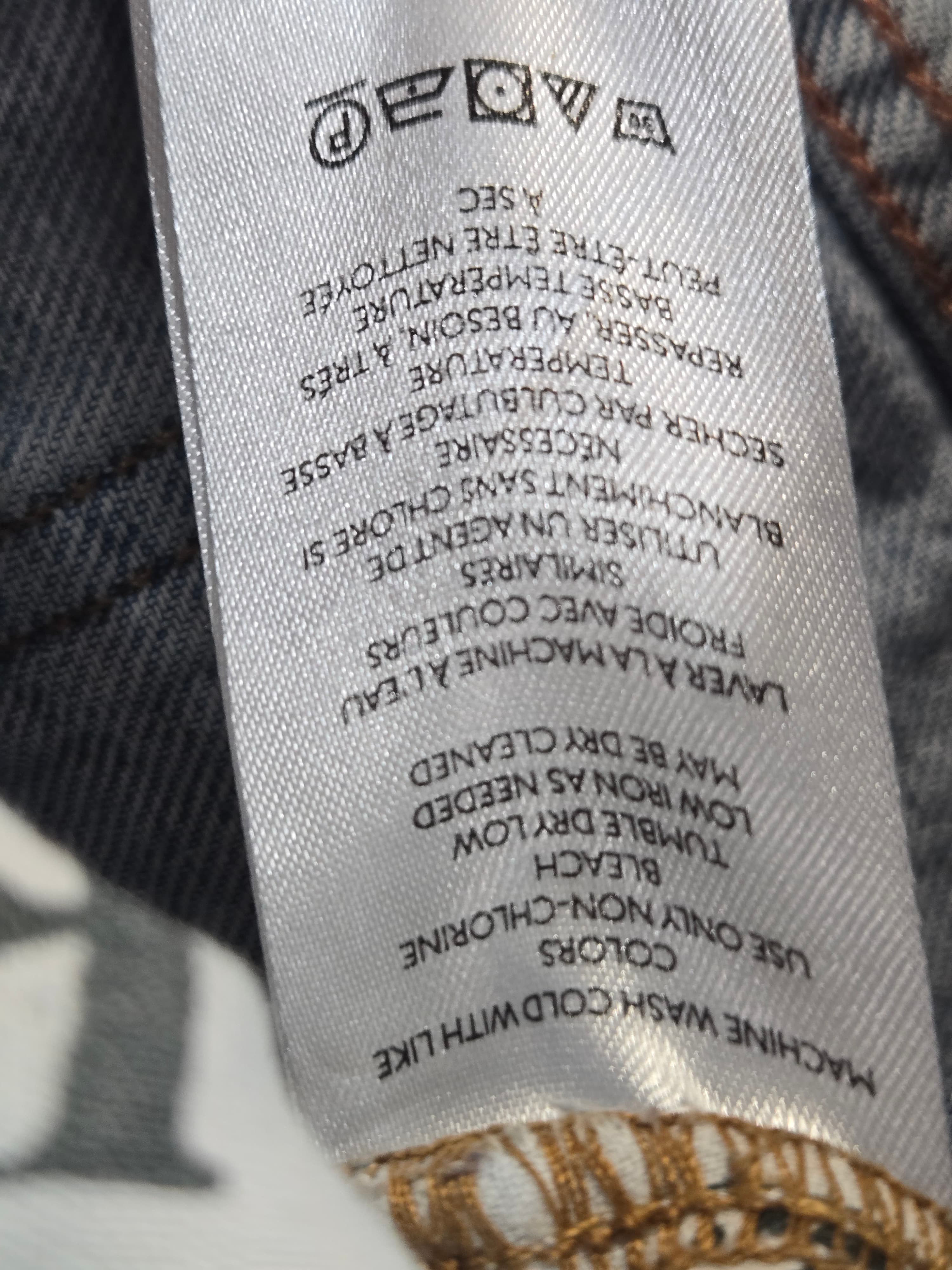 Urban Outfitters Light Wash Denim Jeans 100% Cotton - Thumbnail 6