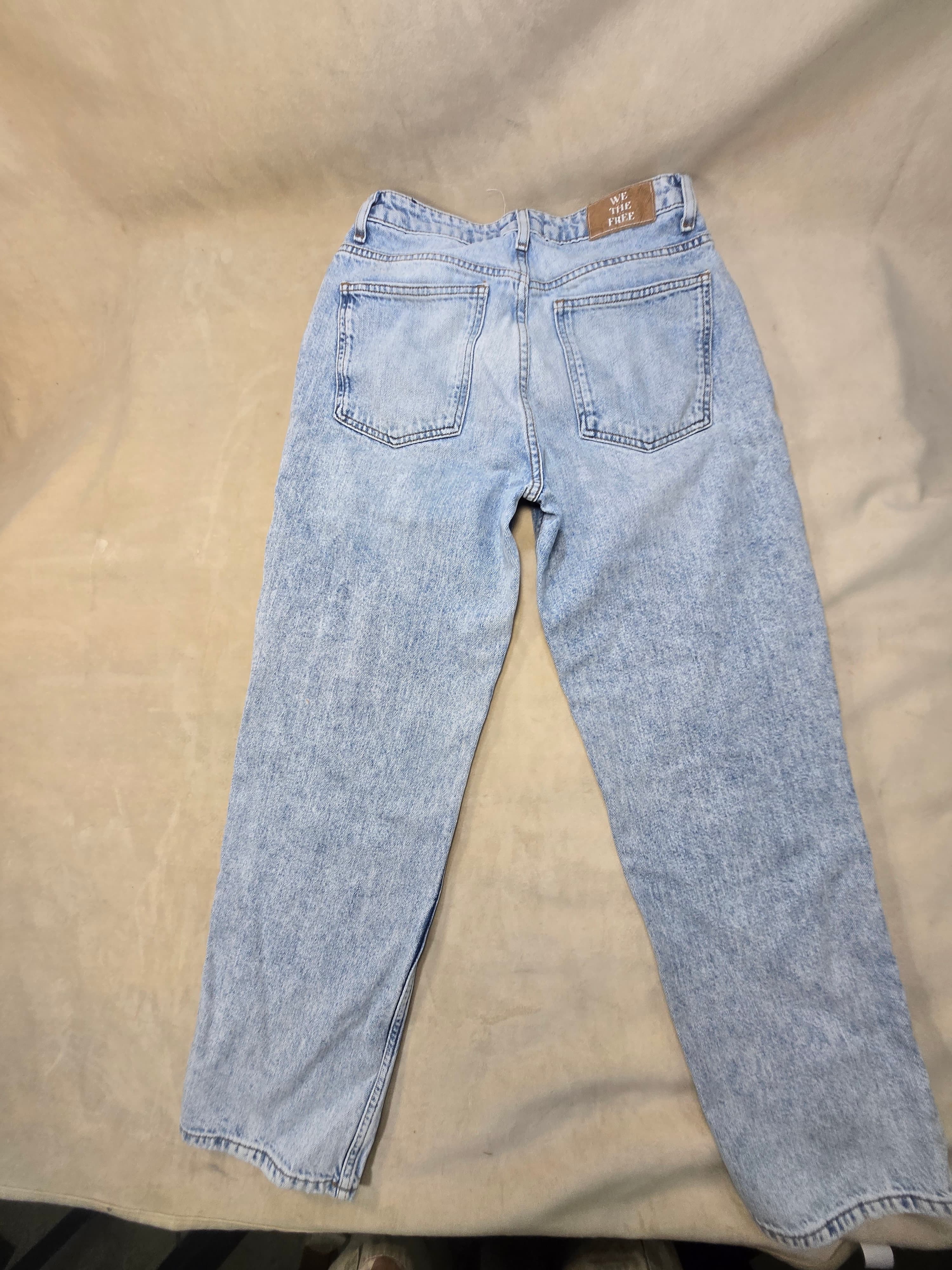 Urban Outfitters Light Wash Denim Jeans 100% Cotton - Thumbnail 10
