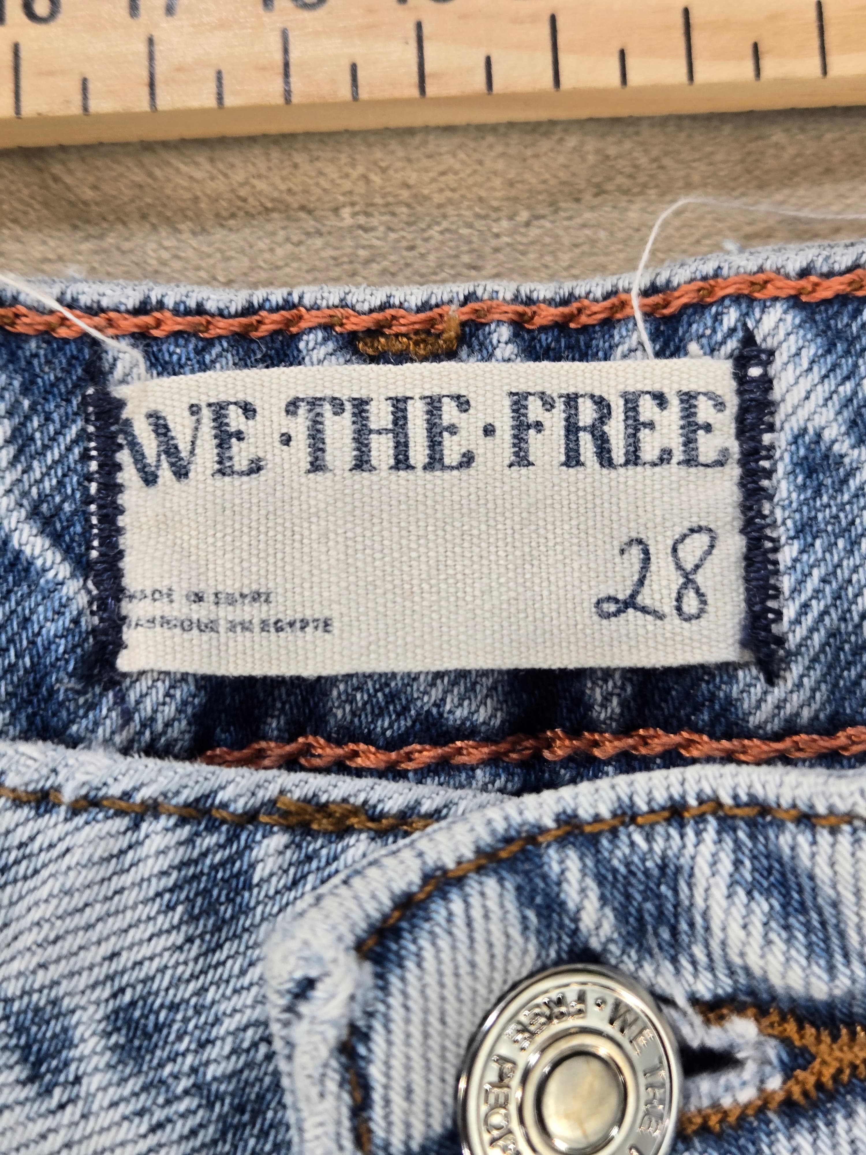 Urban Outfitters Light Wash Denim Jeans 100% Cotton - Thumbnail 11