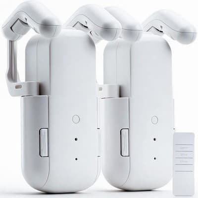 Smart Curtains Opener Bluetooth Device for Home Office - 20W Motor, Rechargeable