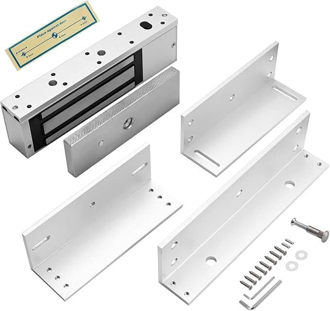 Electromagnetic Lock with Z and L Bracket 280KG 600LBS + ZL