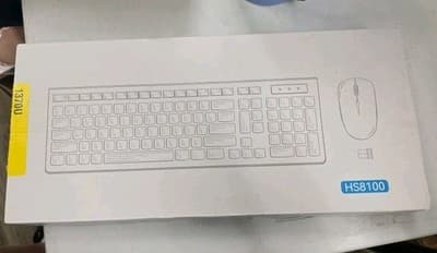 Wireless Keyboard and Mouse Combo, Full-Sized Wireless Keyboard Avocado Green - Thumbnail 2
