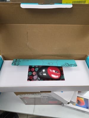 Wireless Keyboard and Mouse Combo, Retro Typewriter Keyboard with Round Keyca... - Thumbnail 2