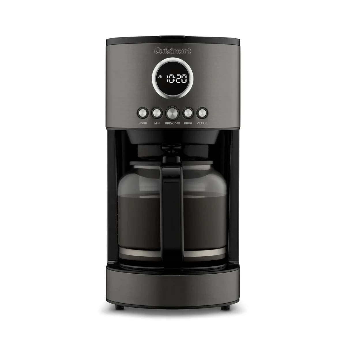 Cuisinart Stainless Steel 12-Cup Coffee Maker, Black