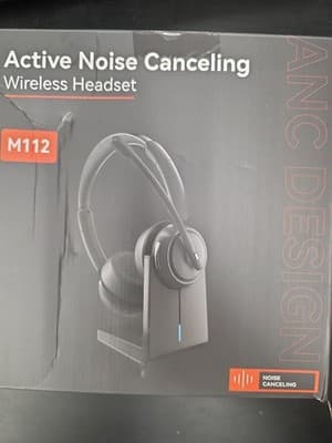 Wireless Headset with Mic for Work-Bluetooth 5.3 Headset with Noise Cancelling