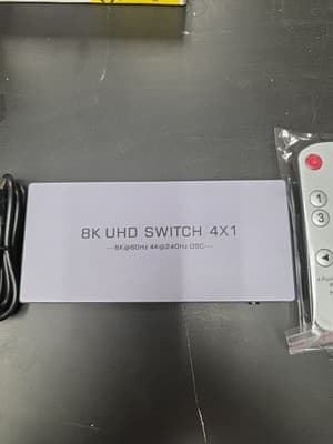 HDMI Switch 5 in 1 Out 8K@60Hz 4K@240Hz HDMI 2.1 Switcher Splitter Support HDR10