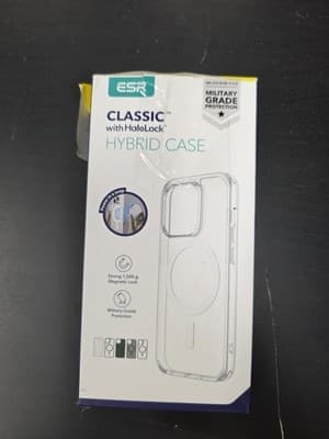 ESR Hybrid Case for iPhone 14 Pro Max HaloLock Magnetic Clear New Open Box