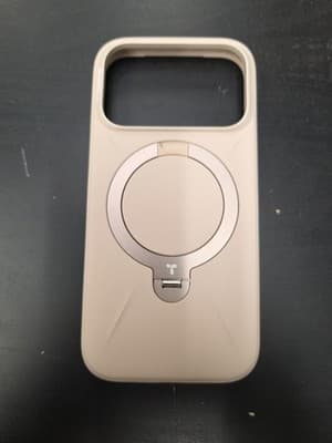 TORRAS Ostand Q3 Silicone Case 360 Ring Stand - iPhone 17 Pro - Dune Beige
