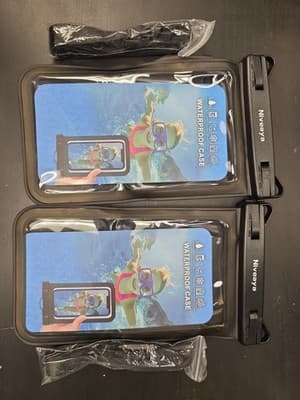 Niveaya Set Of 2 waterproof phone Cases