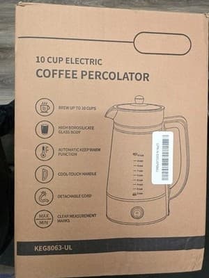 10 cup coffee percolator electric