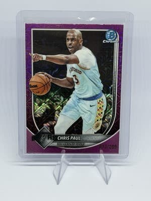Topps 2025 Bowman Chrome Chris Paul BCV-146 Purple Refractor 🔥/299🔥