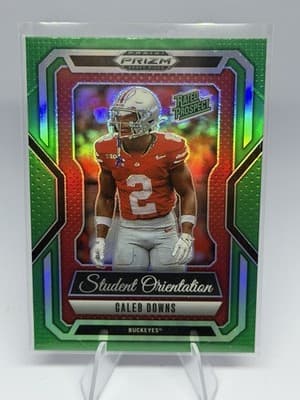 Panini 2025 Prizm Draft Picks Caleb Downs Student Orientation #1 Ohio St FB