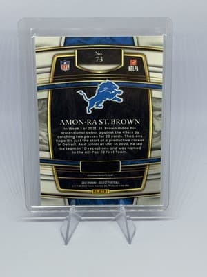 Panini 2021 Select Concourse Amon-Ra St. Brown Rookie #73 - Thumbnail 2
