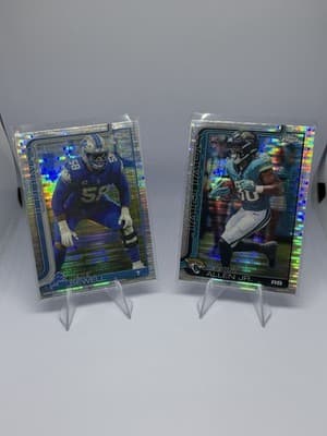 Topps Chrome NFL 25 🔥PULSAR REFRACTOR LOT🔥