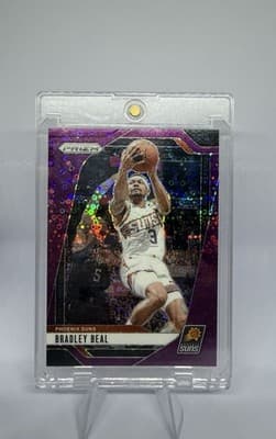 2024-25 Panini Prizm Bradley Beal Purple Disco Prizm /75 #54